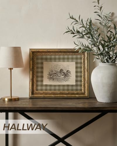 InSimSea Gold Framed Duck Wall Art, Sketch Animal Canvas Print, 13x16 In - Image 5