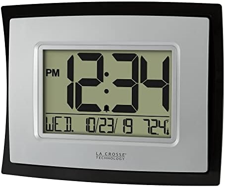 La Crosse Technology Wall/Table Clock, 6.85-inch H x 8.66-inch W x 0.95-inch D - Image 2