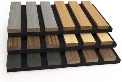 Art3d 6 x 4.7 in Soundproof Wood Texture Wall Panel, Sample Pack - Image 2