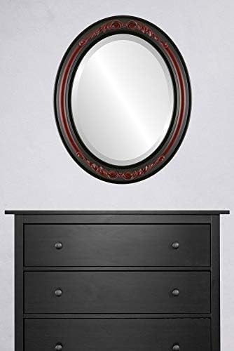 OVALCREST Oval Beveled Wall Mirror - Image 4