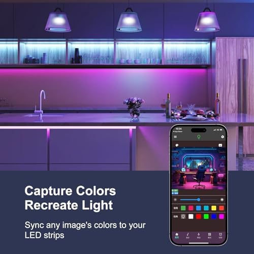200 FT Led Lights for Bedroom, Music Synchronized Smart Led Strip Lights - Image 6