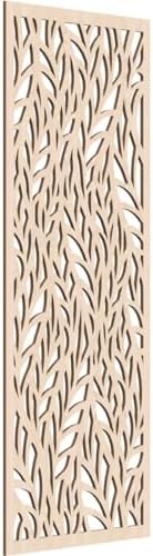 Ortonville Decorative Pierced Fretwork Wood Wall Panels, 25 3/8"W x 64 3/8"H x by EkenaMillwork