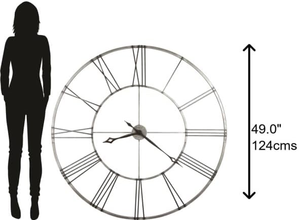 Howard Miller East Bay Wall Clock II 549-392 – Oversized Round Wrought-Iron - Image 4