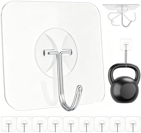 Latoxcaa Heavy Duty Adhesive Wall Hooks by Latoxcaa-SpaceMaster