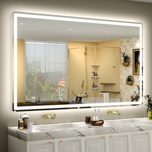 SMIROR 60x36 LED Lighted Bathroom Vanity Mirror by SMIROR
