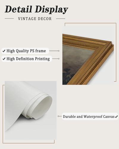 KBKBART Vintage Gold Framed Wall Art - Image 3