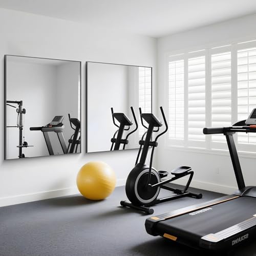 40x48 inch Large Black Bathroom Mirror, Rectangle Mirror - Image 7