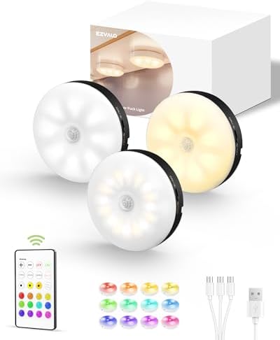 EZVALO RGB Under Cabinet Puck Lights by EZVALO