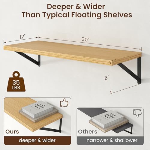 Axeman Deep Floating Shelves - Image 3