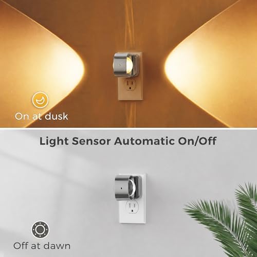 L LOHAS LED Night Light Projector, Night Lights Plug into Wall Light Sensor - Image 2