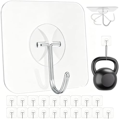 Latoxcaa Heavy Duty Adhesive Wall Hooks by Latoxcaa-SpaceMaster