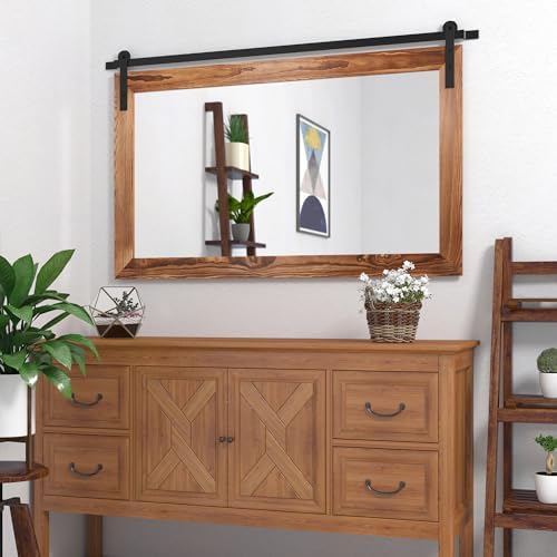 COGOOD Farmhouse Barn Door Mirror - Image 3