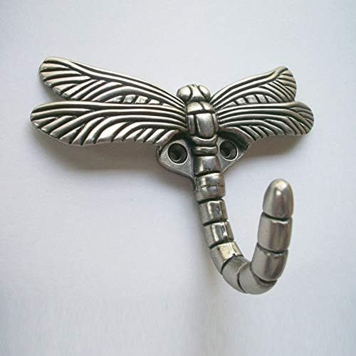 2pcs Dragonfly Coat Hooks Decorative Creativity Wall Mounted Hanger Hook - Image 3