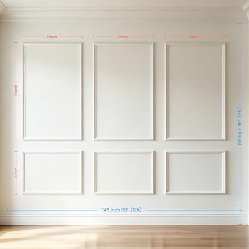Large Peel & Stick Wall Molding Box Moulding Trim - Image 3