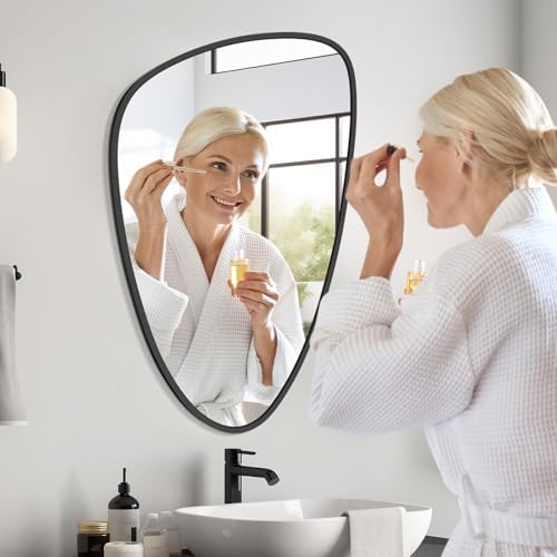 WallBeyond Asymmetrical Mirror, Irregular Wall Mirror, Wall Mirrors Decorative - Image 5