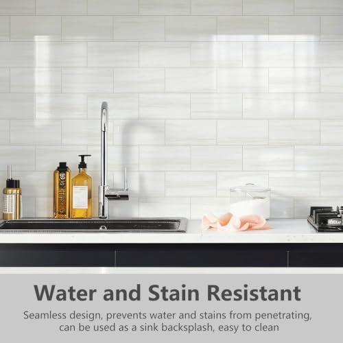 STICKGOO 10-Sheet Backsplash Peel and Stick Subway Tile - Image 2