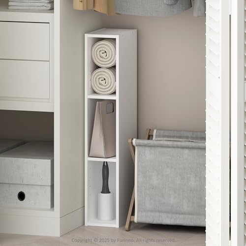 Furinno Reed 3-Tier Closet Organizers and Storage, Closet Organizer, Open Shelf by Furinno-FitsYourSpaceFitsYourBudget