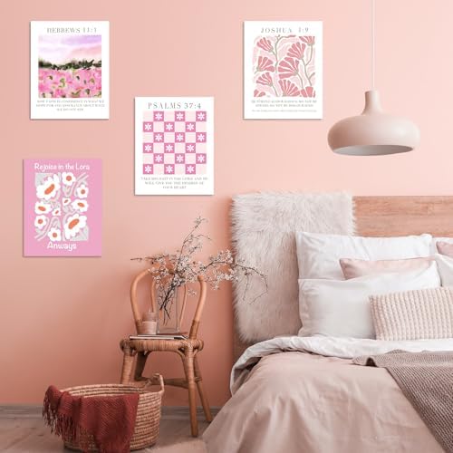 Habseligkeit Unframed Pink Gradient Room Decor, Posters - Image 6