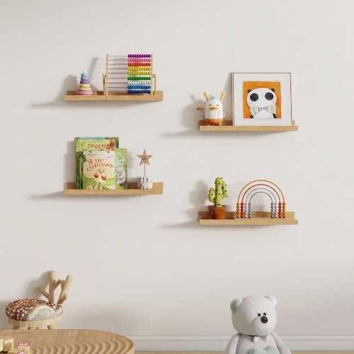Dreamland Picture Ledge Shelf for Wall, Floating Shelves Set of 2, 20 inch Long - Image 5