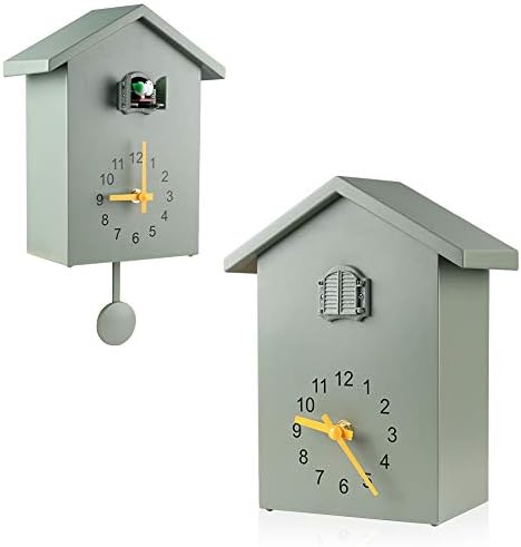 KEYPOWER Cuckoo Clock Cuckoo Wall Clock, Cuckoo Bird Voices Call, Design Clock by KEYPOWER