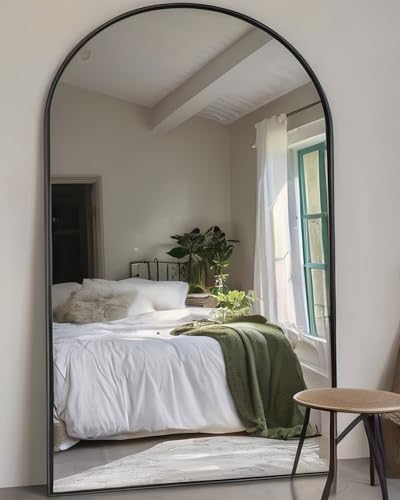 KOMCOTE Full Length Floor Mirror, 82x42 Inch Oversized Arched Standing Mirror - Image 2
