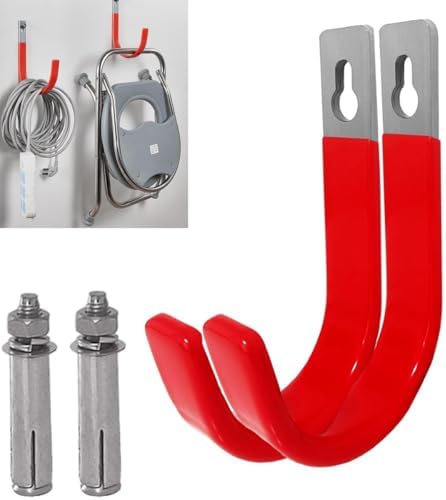Heavy Duty Steel Garage Hooks, 130 lbs Capacity, Large Metal Utility Storage by AIYoo
