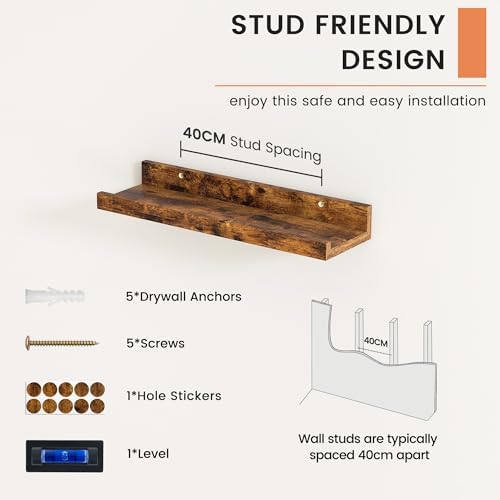 Picture Ledge Shelf, Floating Shelves - Image 5