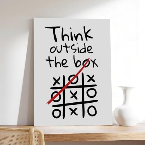BAOGELI Think Outside The Box Poster Motivational Quotes - Image 7