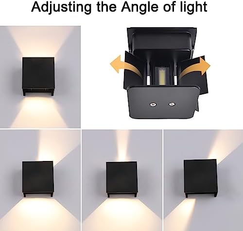 Mille Lucciole 4 Pack Outdoor Wall Lights Exterior/Interior LED Wall Sconces - Image 5