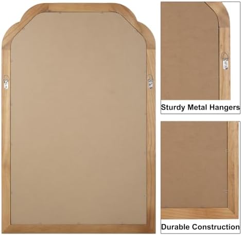 Bathroom Mirror for Over Sink, 30x20 Inch Wood Frame Decorative Wall Mirror - Image 5