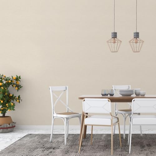 Peel and Stick Grasscloth Wallpaper Texture Khaki Beige Faux Linen Contact - Image 7