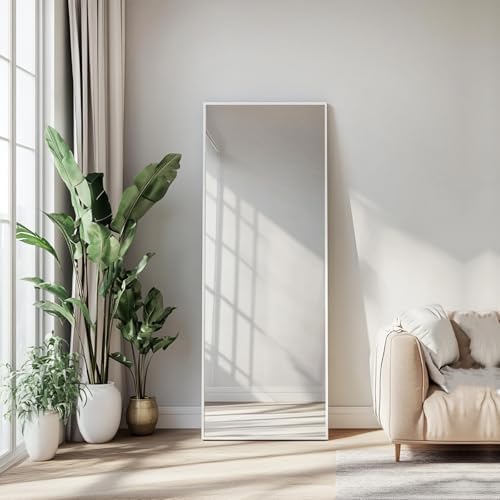 Sunniry 48x16 inch White Full Length Mirror, Floor Mirror - Image 5