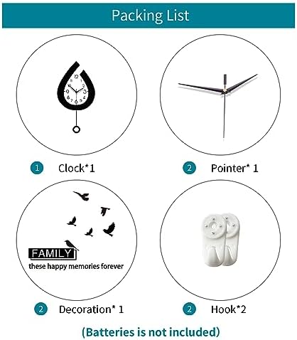Decorative Wall Clock for Living Room Decor Large Modern Clocks - Image 6