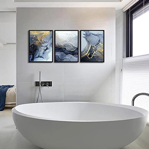 Black Framed Canvas Wall Art For Bedroom Abstract Wall Decor For Living Room - Image 4