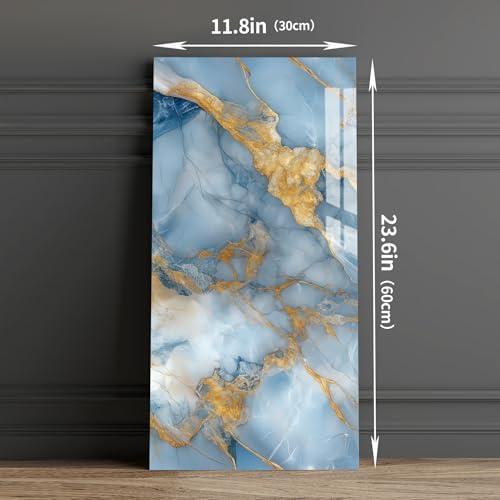 Haimin 3D Wall Panels Peel and Stick Marble Tile Look 10 Pack Waterproof - Image 2