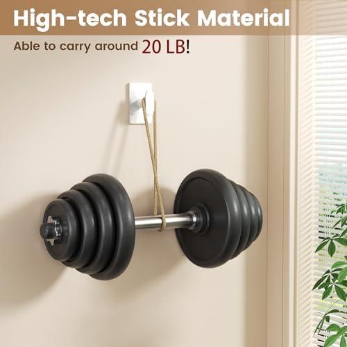 pickpiff Adhesive Towel Hooks: 20LB Extra Strong Wall Hanger - Image 2