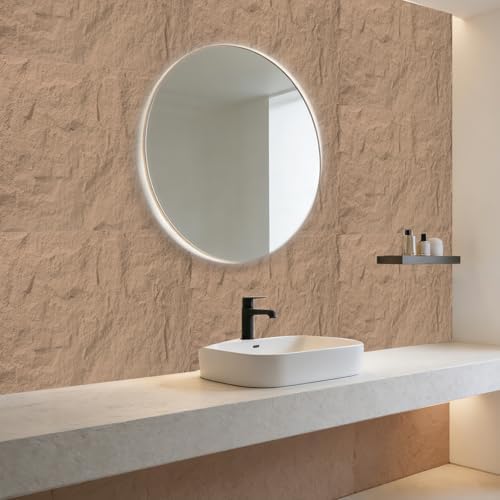 3D Faux Stone Wall Panels, Sandstone Yellow - Image 5