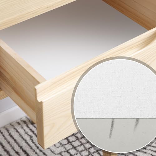 White Contact Paper Solid White Peel and Stick Wallpaper 17.3"x120" Matte Self - Image 5