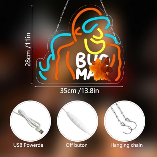 Bud Man Neon Signs for Wall Decor Neon Lights for Bedroom Led Business Signs - Image 3