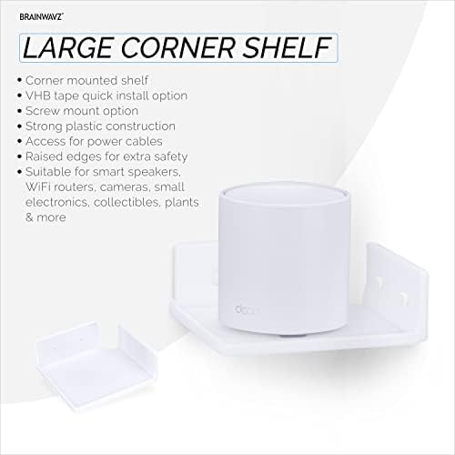 BRAINWAVZ 6.5" Corner Shelf Mount - Image 3