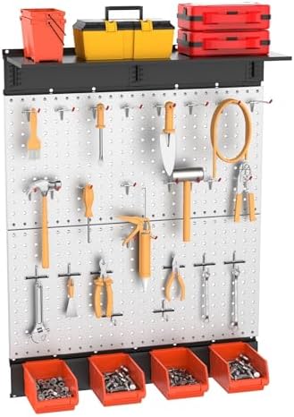 TORACK Metal Pegboard with Accessoreis by TORACK