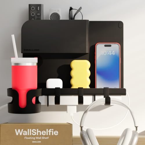WallShelfie Bedside Wall Organizer & Dorm Decor by Smallish