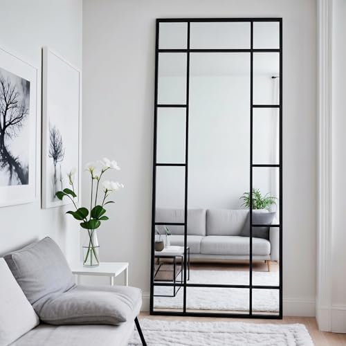 Window Pane Full Length Mirror by sawsile