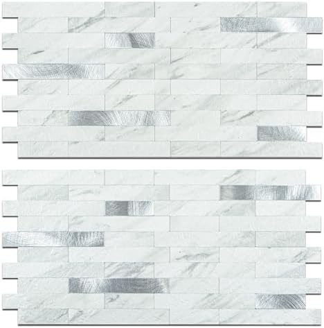 StyloVue 2 Sheets Peel and Stick Backsplash by StyloVue