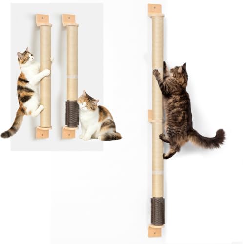 Wall Mounted Cat Scratching Post 60 Inch Tall by ChongzhiweiPetProduct