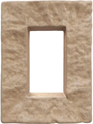 Universal Electrical Cover for EverStone Faux Stone Siding Panels, Ocean Floor by EkenaMillwork