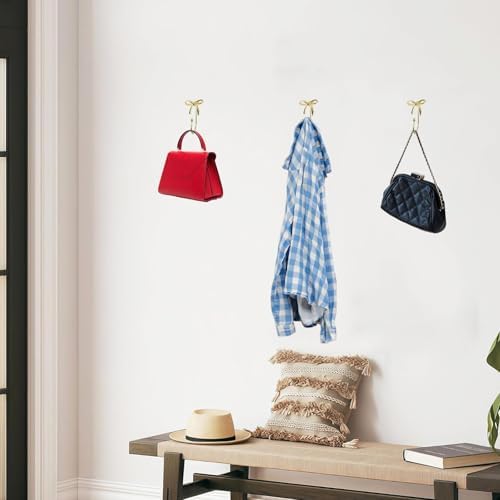Bow Wall Hook 4 pcs Decorative Wall Hooks - Image 3