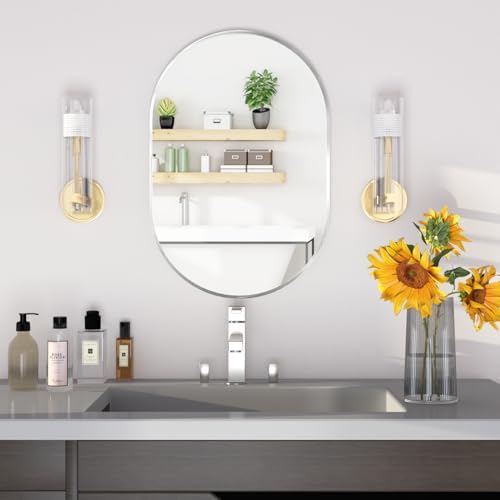 Oval Bathroom Mirror Wall Vanity Oval Mirrors, Modern Mirror - Image 3