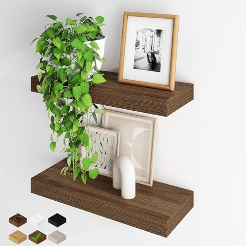 Fun Memories Floating Shelves for Wall, 20 Inch Floating Shelves Set of 2 by FunMemories