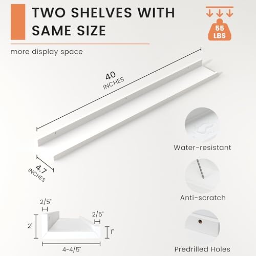 Picture Ledge Shelf, Floating Shelves - Image 2